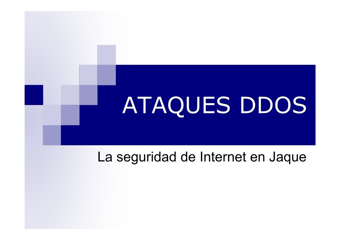 Imágen de pdf Ataques DDOS